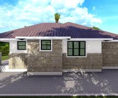 Modern 4-Bedroom Bungalow House Plan