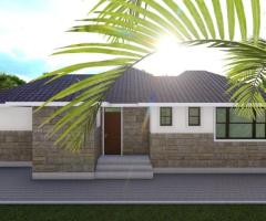 Modern 4-Bedroom Bungalow House Plan