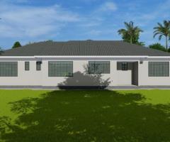 Simple Modern 4-Bedroom House Plan