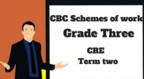 CRE term 2, grade three, cbc schemes of work