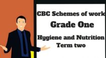 Hygiene and nutrition, grade one, cbc schemes of work