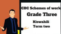 Kiswahili term 2, grade three, cbc schemes of work