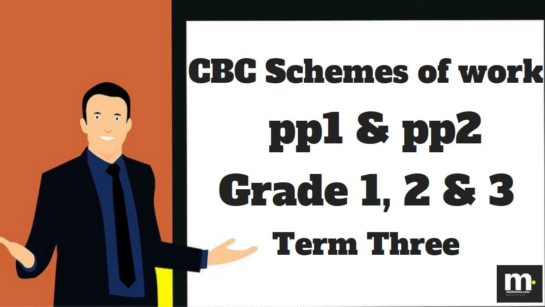 PP1 Language Activities Term 3 CBC schemes of work from KICD new Curriculum