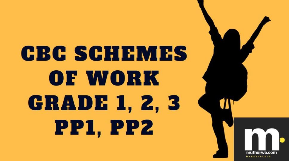 Grade 1, 2, 3 And PP1, PP2 CBC Schemes Of Work Term 1 Pdf - Muthurwa.com