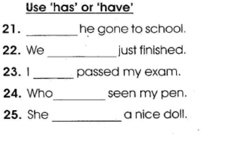 Grade 2 English Exam Past Paper (End Of Term 1, 2018)