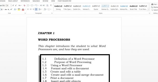 sample Computer Form 2 Class Notes