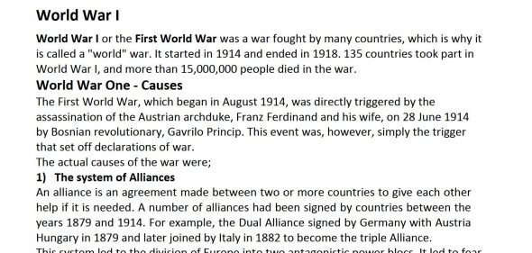 History form 4 Class Notes for teachers and students