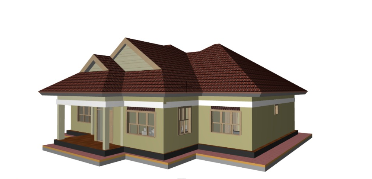 simple two bedroom house plans in kenya