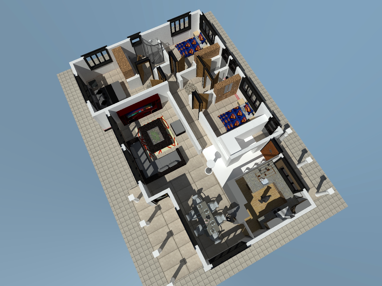 3 Bedroom house plan