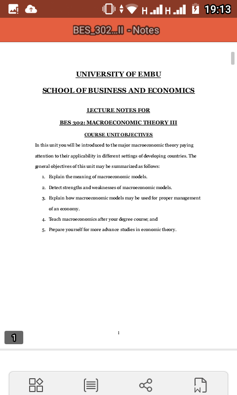 macroeconomics theory 3 notes