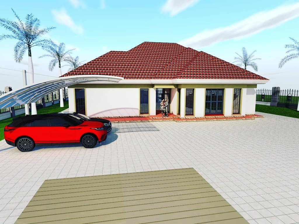 3 Bedroom Bungalow House Plan