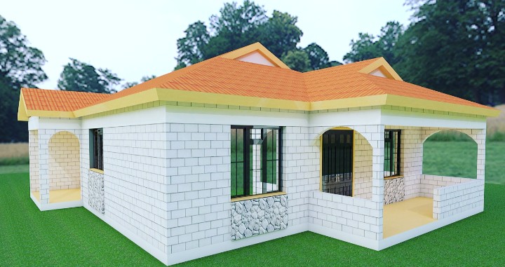 3 Bedroom House Plan - Muthurwa.com