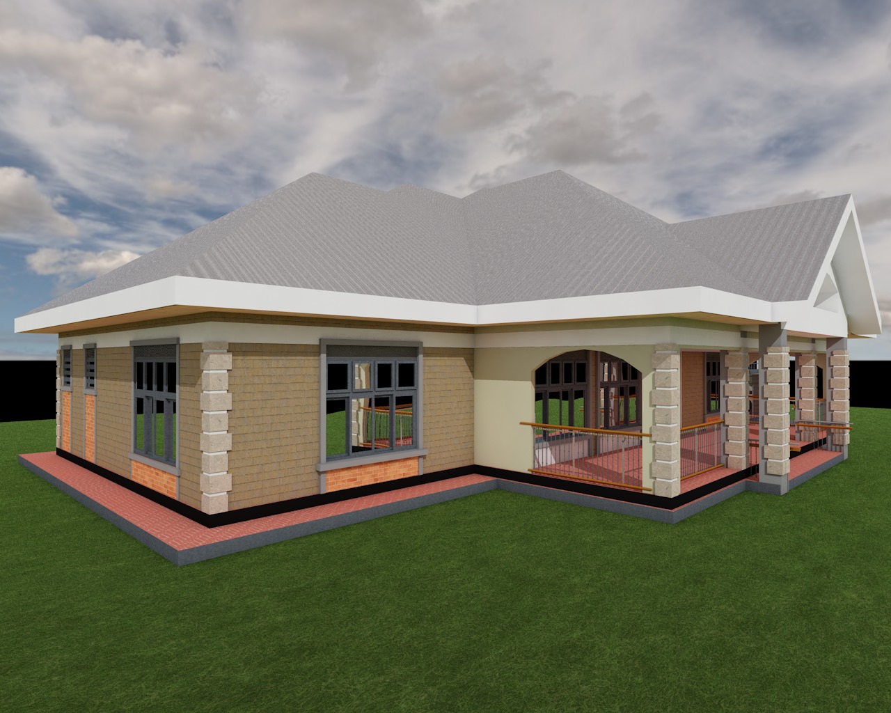 3 Bedroom House Plan With Garage - Muthurwa.com