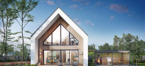3 Bedroom Attic House Plan