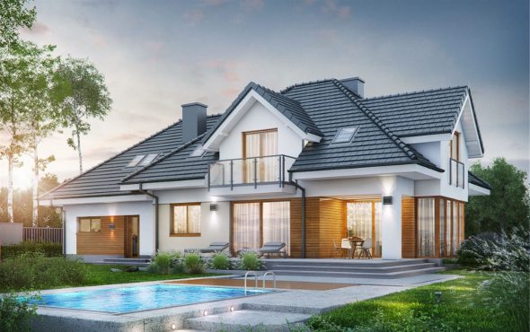 3 Bedroom Mansion House Plan