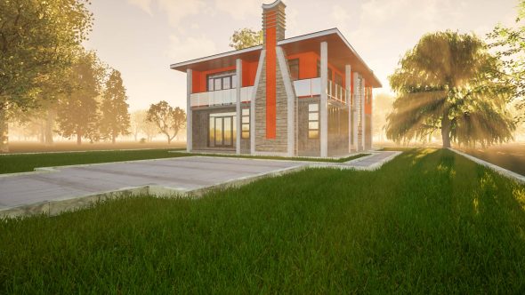 Five Bedroomed Maisonette House Plan
