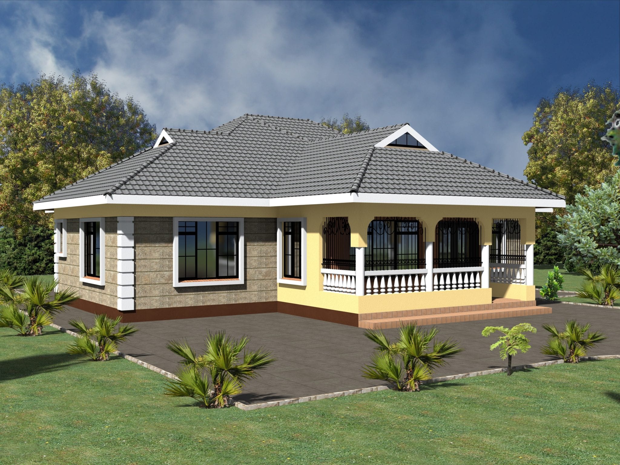 Four bedroom simple house plans