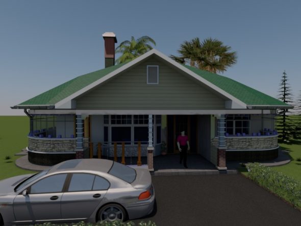 Three Bedroom House Plan