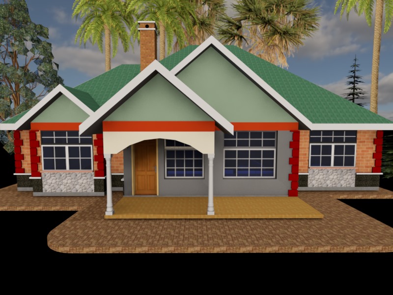 Four Bedroom House Plan