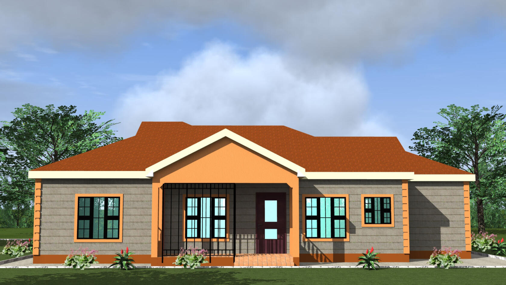 4 Bedroom House Plan - Muthurwa.com