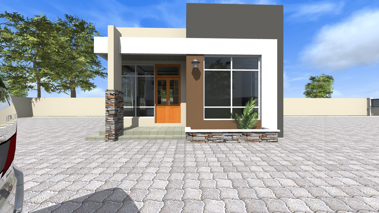 2 Bedroom House Plan in tanzania