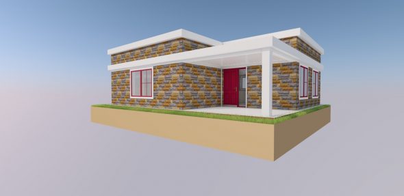 2 Bedroom House Plan