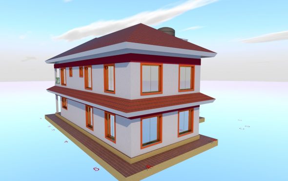 4 Bedroom Mansion House Plan