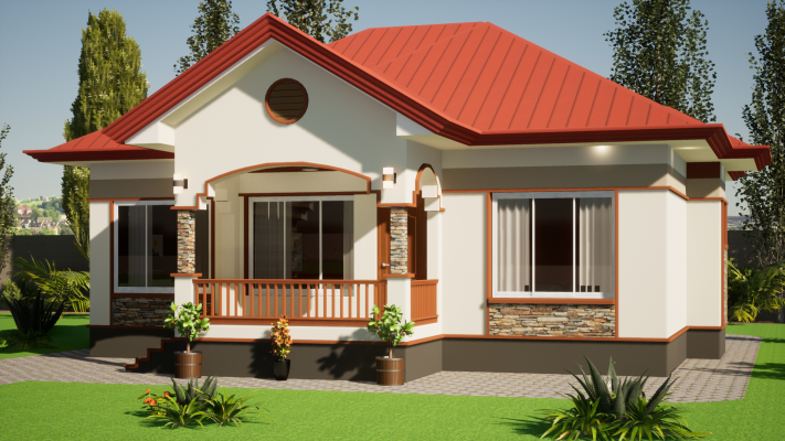 3 Bedroom House Plan with Master Ensuite - Muthurwa.com
