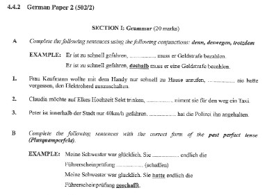 KNEC KCSE 2020 German Paper 2 Past Paper (With Marking Scheme)