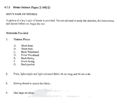 KNEC KCSE 2020 Home Science Paper 2 Past Paper (With Marking Scheme)