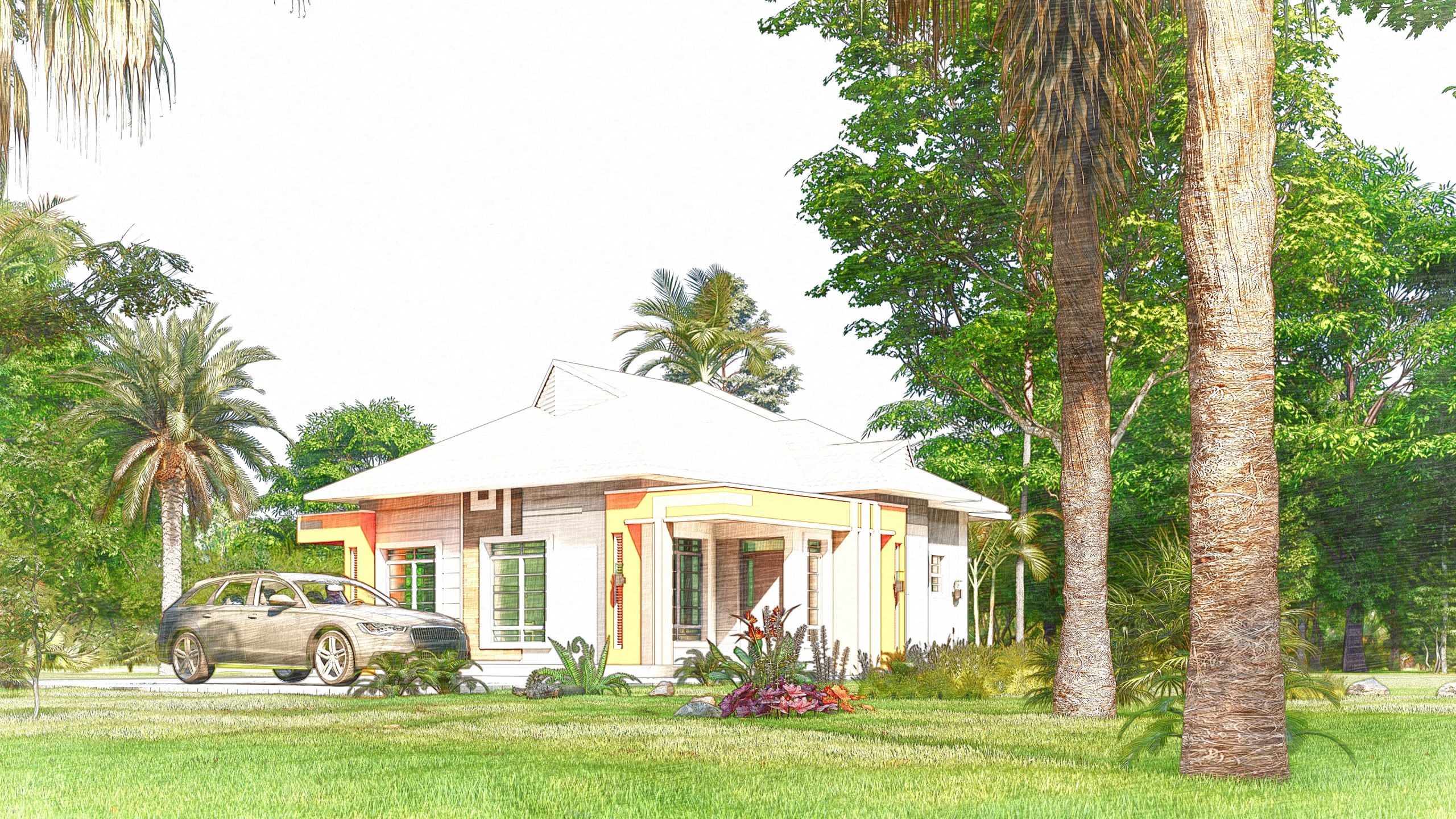 3 Bedroom Bungalow House Plan Muthurwa