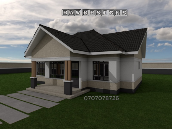 Urban 3 Bedroom House Plan