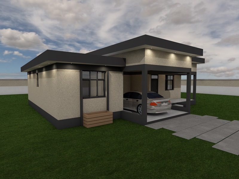 3-bedroom-flat-roof-house-plan-muthurwa