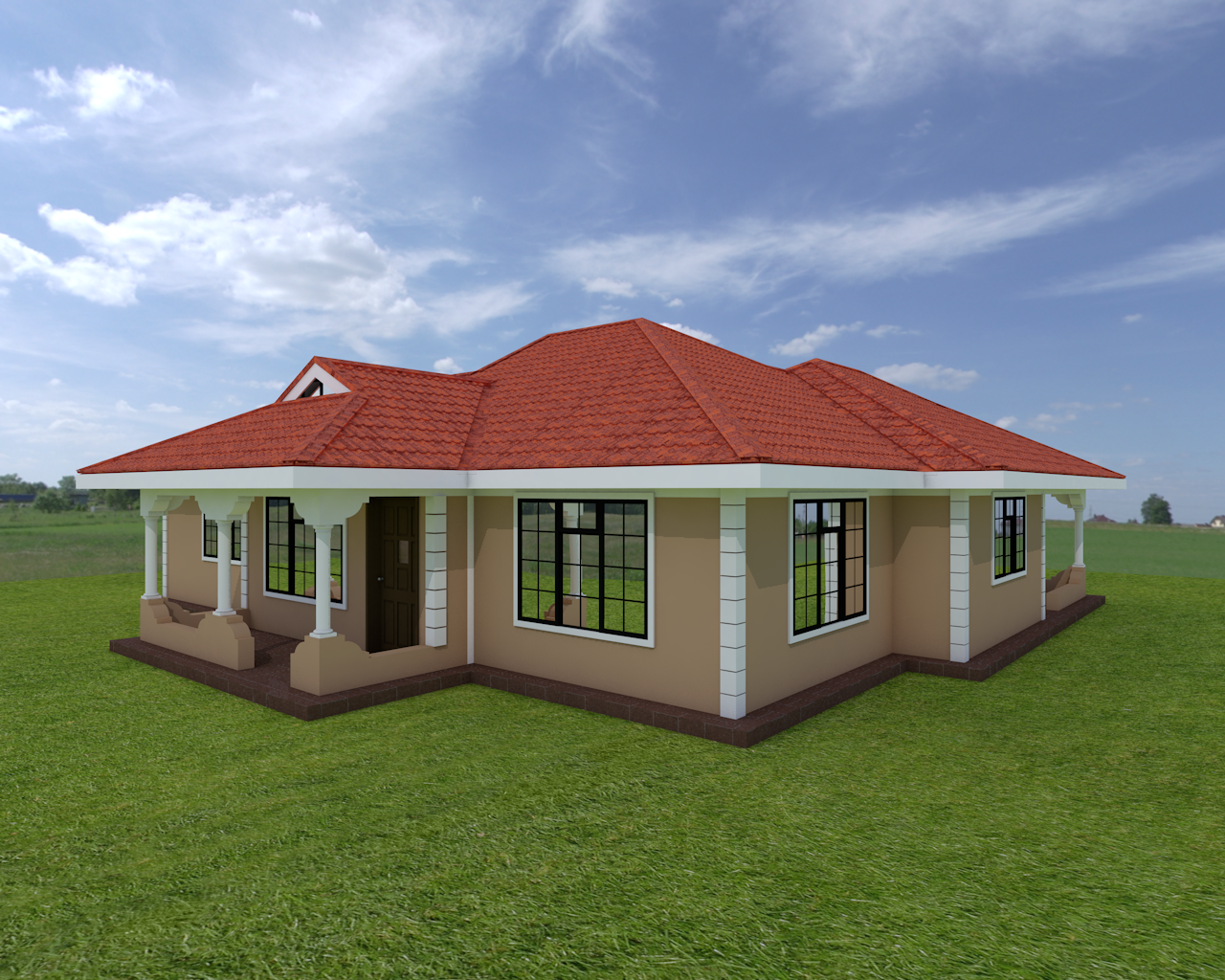 Three Bedroom House Plan