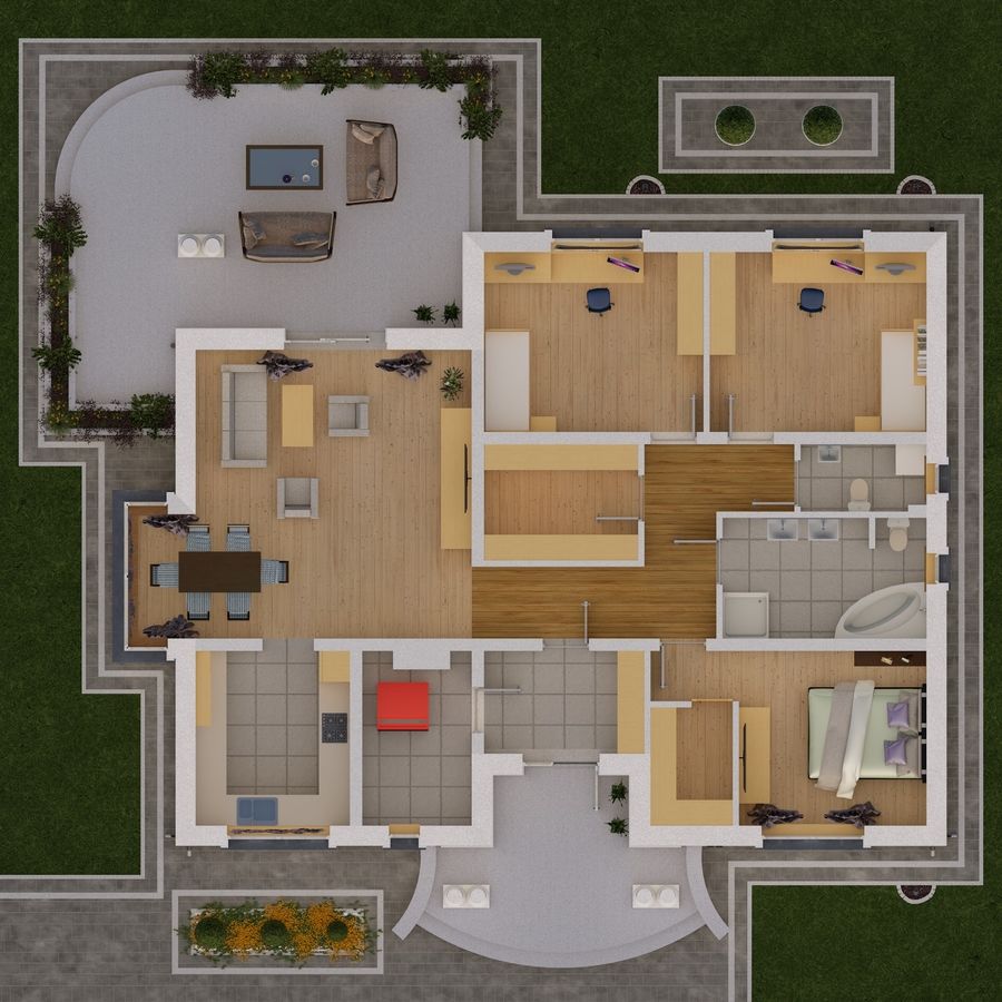 3 Bedroom House Plan