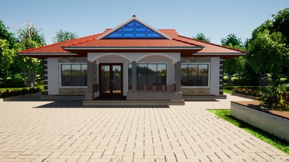 Three Bedroom House Plan