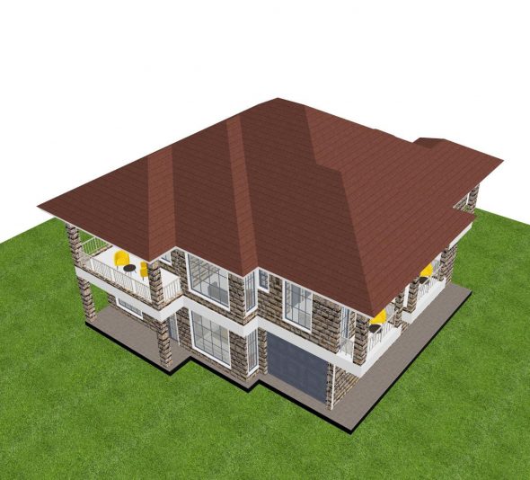 5 Bedroom Mansion House Plan
