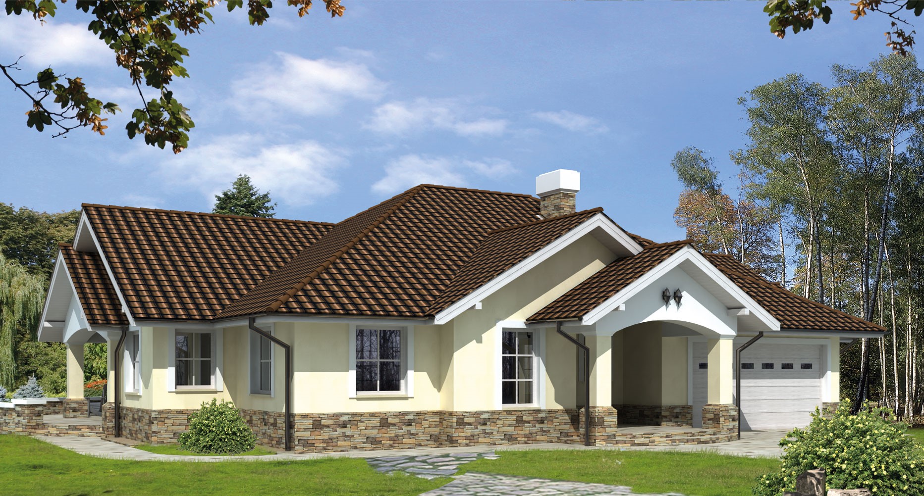 Modern 4-Bedroom House Design