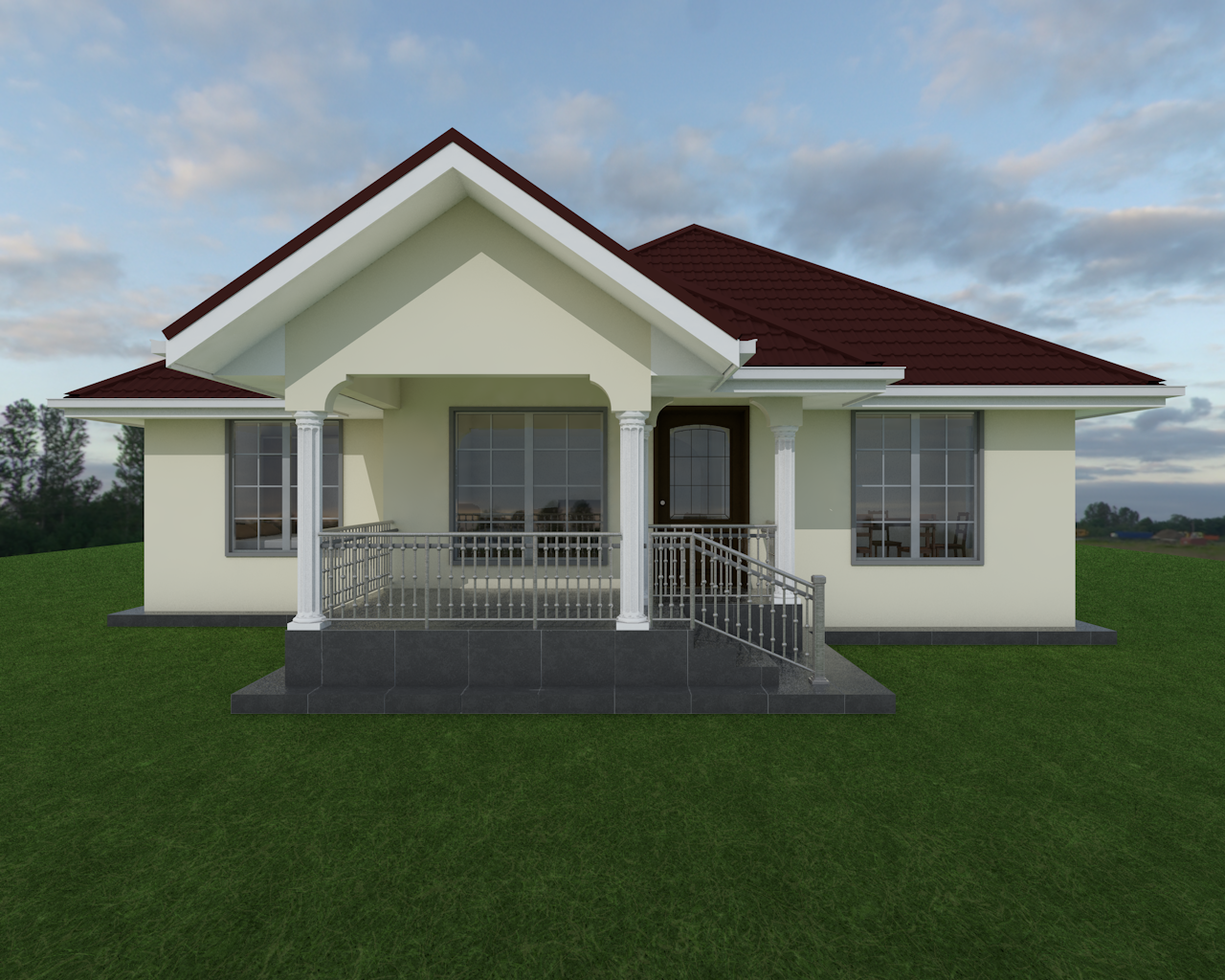 A Two Bedroom House Plan