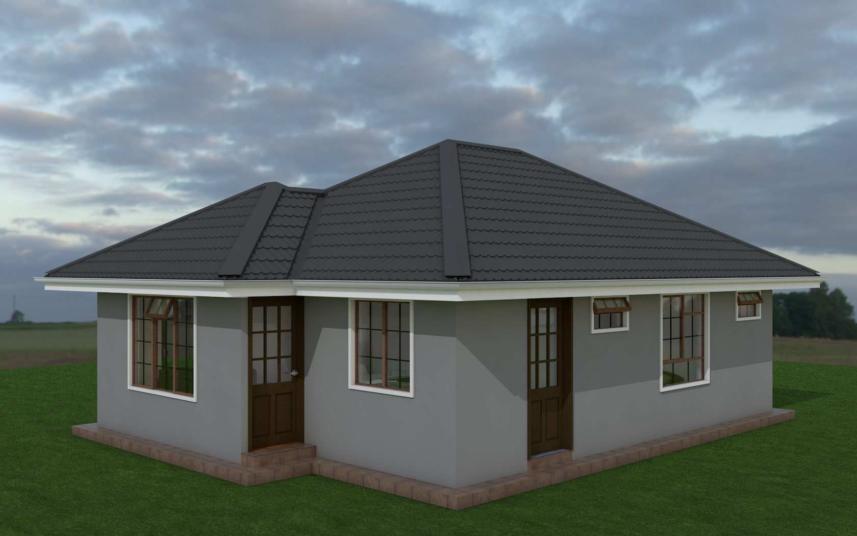 Three Bedroom House Plan