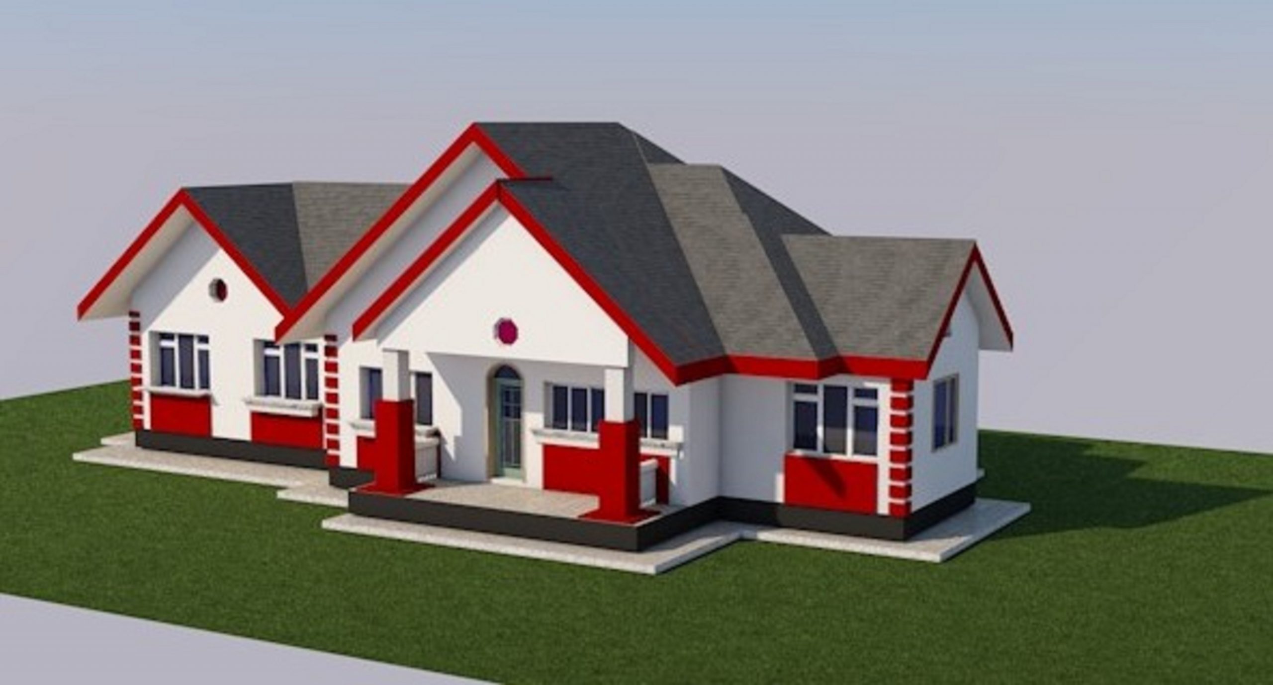 4 Bedroom Bungalow House Design