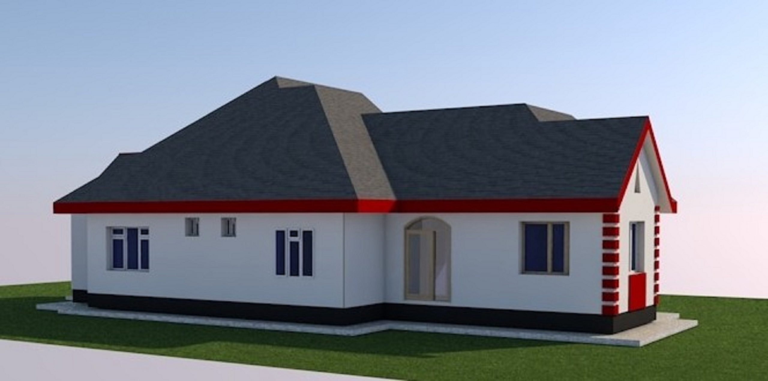 4 Bedroom Bungalow House Design - Muthurwa.com