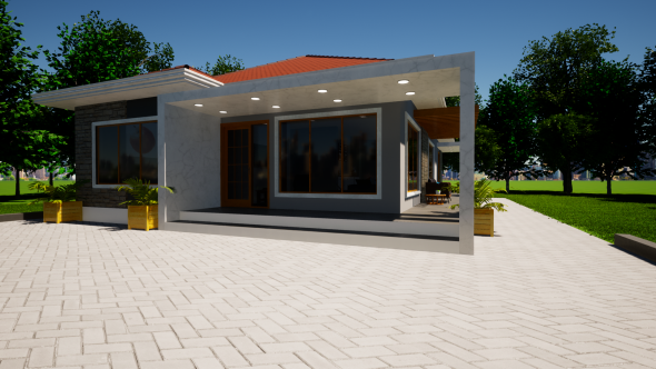 Three Bedroom House Plan
