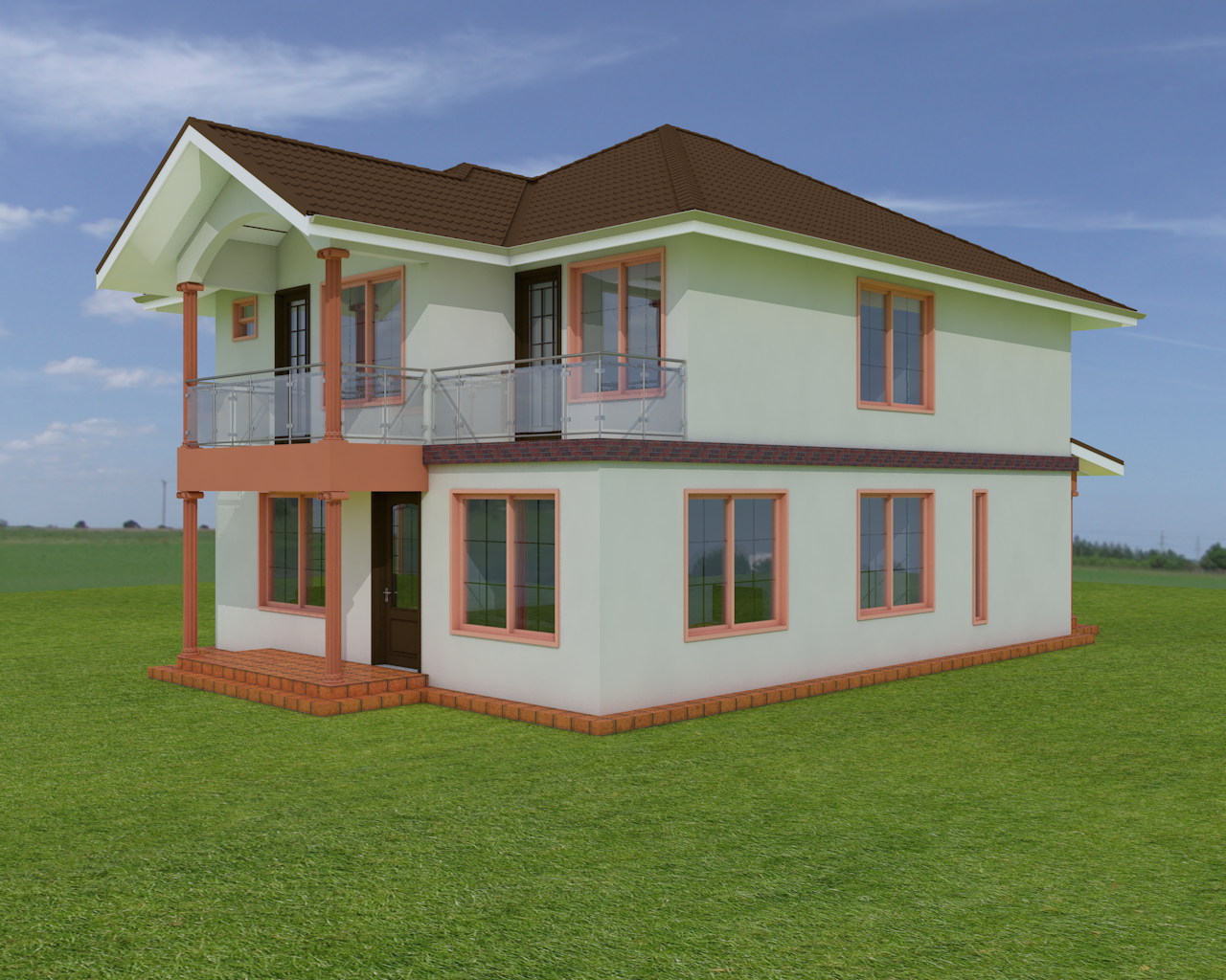 A Marvelous Four Bedroom Maisonette House Plan