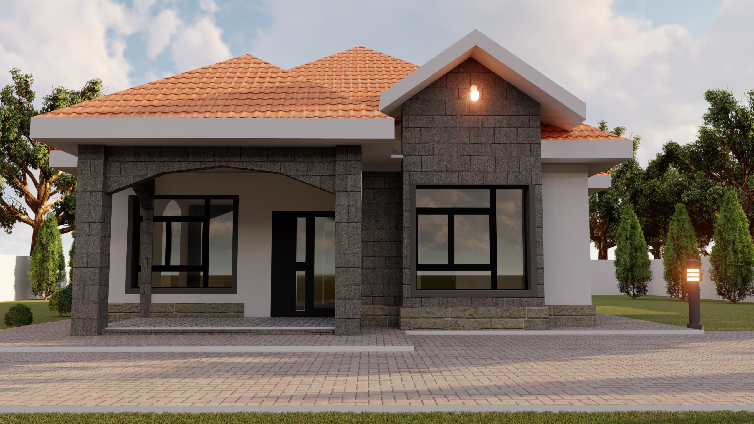 Beautiful Three Bedroom House Plan