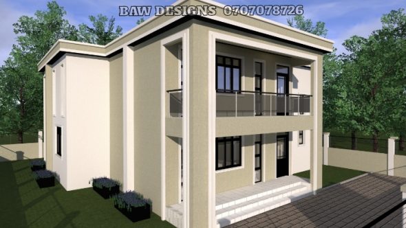 4 Bedroom House Plan with Sunken Lounge