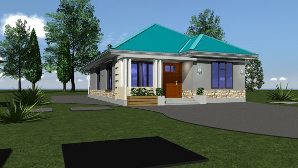 Simple 3 Bedroom House Plan