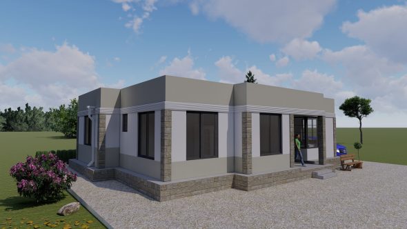 Majestic 3 Bedroom House Plan