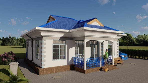 Economical 2 Bedroom House Plan