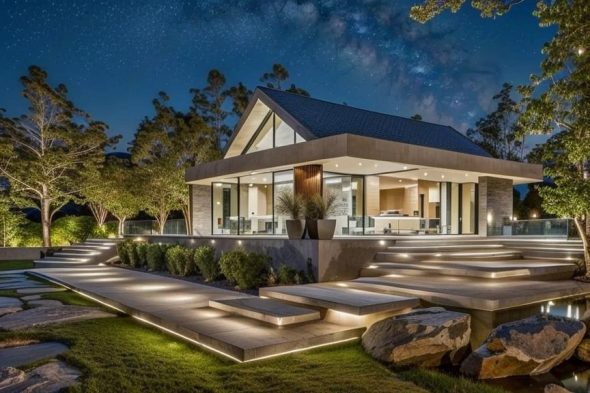 3 Bedroom Mansion House Plan